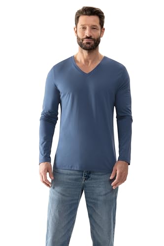 Mey Loungewear Serie Dry Cotton Colour Herren Homewear Shirts New Denim XL(XL) von Mey