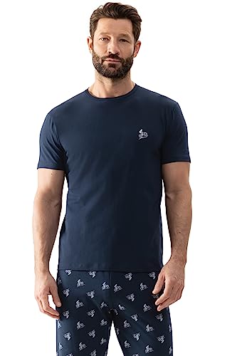 Mey Fashion Serie MTB Herren Homewear Shirts Yacht Blue L(L) von Mey