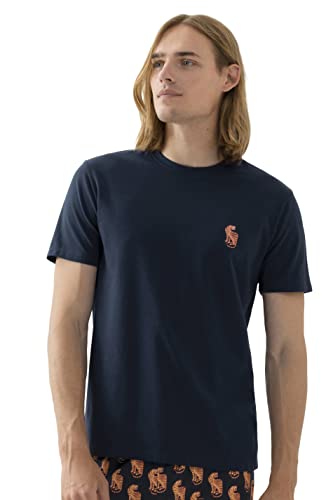 Mey Nachtwäsche Serie RE:Think Tiger Herren Homewear Shirts Yacht Blue XXL(XXL) von Mey