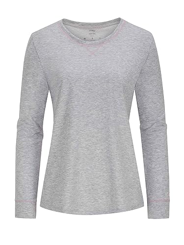 Mey Nachtwäsche Serie Zzzleepwear Damen Homewear-Oberteile Stone Grey Melange XXL(XXL) von Mey