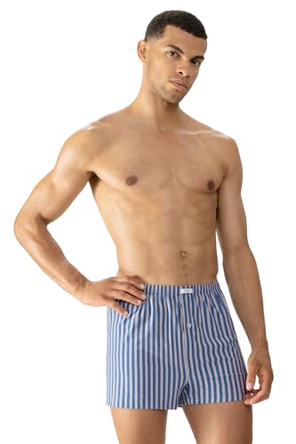 Mey Tagwäsche Serie Blue Stripes Herren Shorties Pink Herbs L(6) von Mey