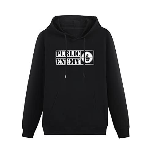 Public Enemy Hip Hop Rap Music Band Hoodies Long Sleeve Pullover Loose Hoody Sweatershirt XXL von Mgdk