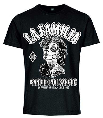 La Familia Original „Dia de los Muertos, T-Shirt in schwarz (XXL) von Mi Barrio