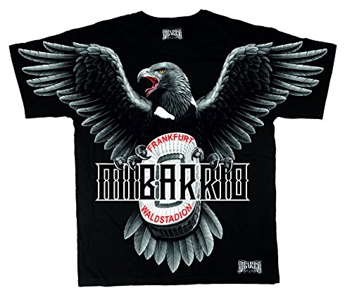 Mi Barrio Art Adler WALDSTADION Herren T-Shirt Waldstadion Forever, (ab XL fällt das Shirt 1 Nummer Größer aus) (XXL) von Mi Barrio