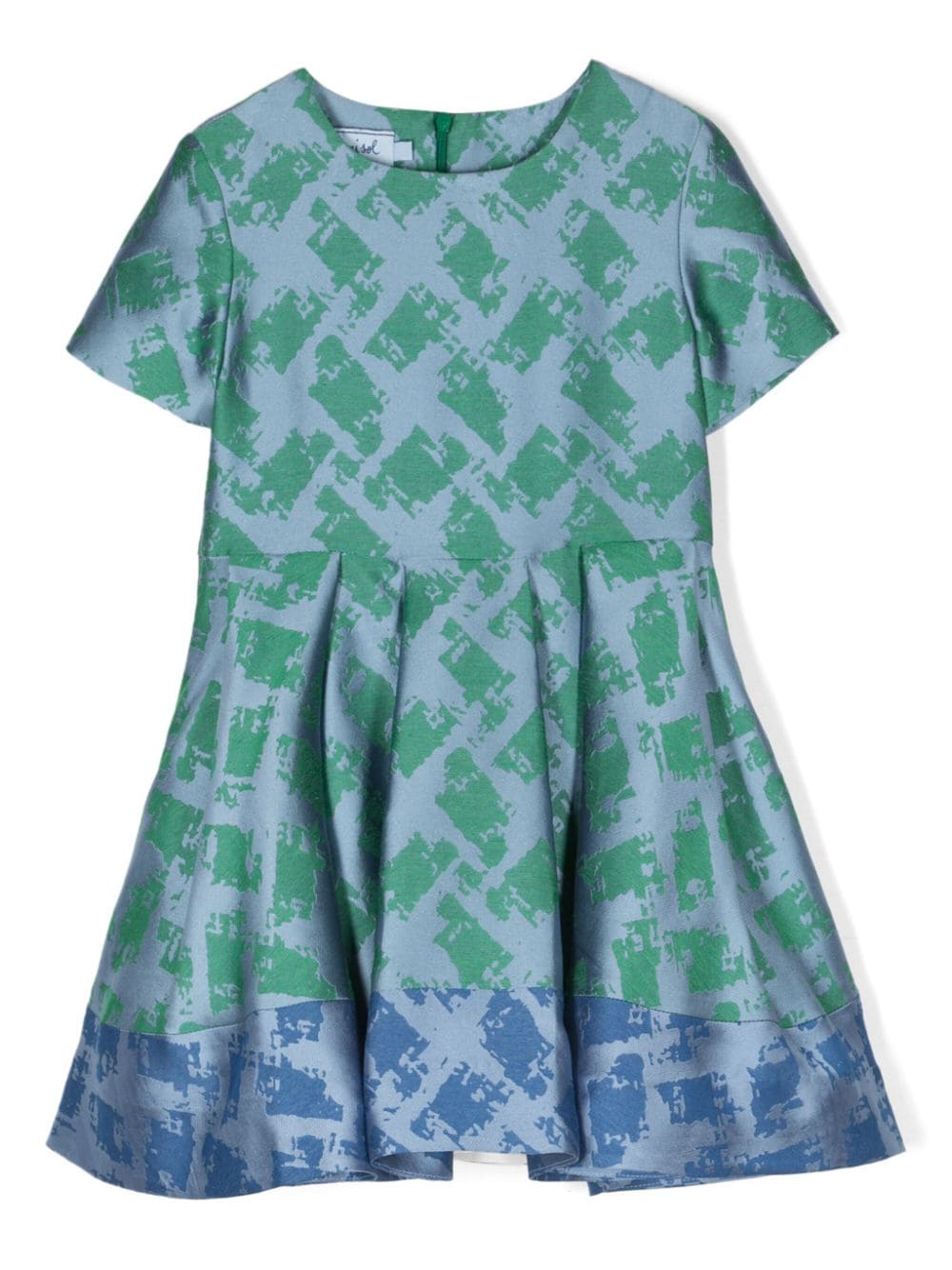 Mi Mi Sol Ausgestelltes Kleid mit Print - Blau von Mi Mi Sol