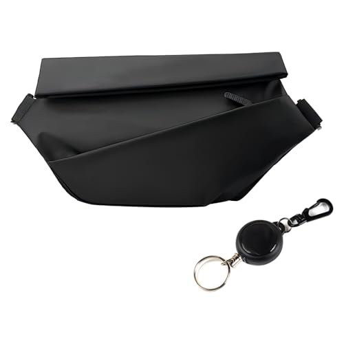 Umhängetasche, wasserdichte Einzelne Schultertasche mit Mehreren Taschen, Gürteltasche mit Elastischem Stahldraht Schlüsselanhänger für Männer und Frauen Umhängetasche, wasserdichte Einzelne Schultertasche mit Mehreren Taschen, Gürteltasche mit Elastischem Stahldraht Schlüsselanhänger für Männer und Frauen von MiOYOOW