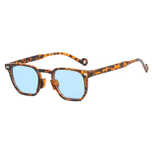 Miaelle Lässige Sonnenbrille für Damen, UV400, unregelmäßiger Rahmen, Sonnenbrille für Outdoor-Aktivitäten, UV-Schutz, Brillen, Outdoor-Sonnenbrille für Damen und Mädchen, Douhua Blue Slices von Miaelle