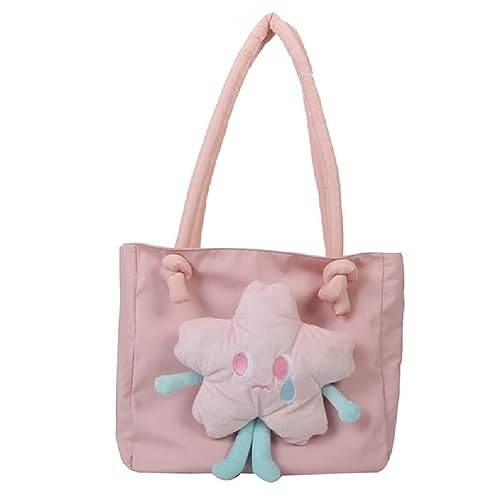 Miaelle Modische, trendige Tasche für Damen, Geldbörse, lässige Umhängetasche, große Kapazität, niedlicher Stern, Handtasche für Mädchen und Frauen, vielseitige Tragetasche, stilvolles und modisches von Miaelle