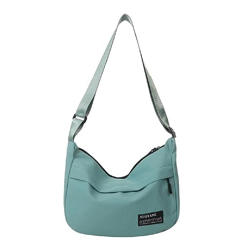 Miaelle Nylon-Reisetasche, modisch, lässig, Umhängetasche, große Kapazität, vielseitige Tasche für Teenager, Mädchen, Crossbody-Tasche, grün von Miaelle