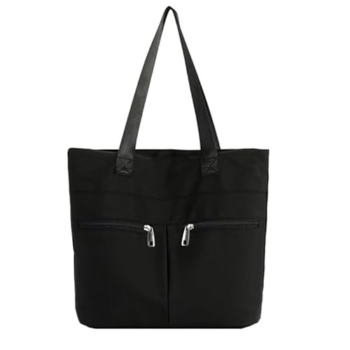 Modische, trendige Tasche für Damen, Geldbörse, lässige Umhängetasche, große Kapazität, Handtasche für Mädchen und Frauen, vielseitig, koreanischer Stil, Tragetasche, Schwarz von Miaelle