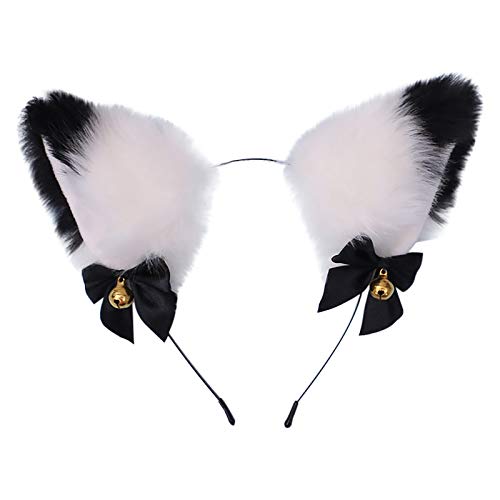 Cosplay Party Girl Girl Cat Cam Ohren Zubehör Prop für Headwear Furry Hair Clip Haarspangen Dutt von MianYaLi