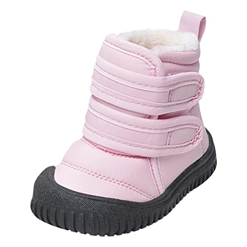 MianYaLi Hook Loop Low Cut Stiefel wasserdichte Stoff Schneestiefel Kinder Winterschuhe Mädchen Jungen Outdoor Stiefel Boots Kinder Jungen von MianYaLi