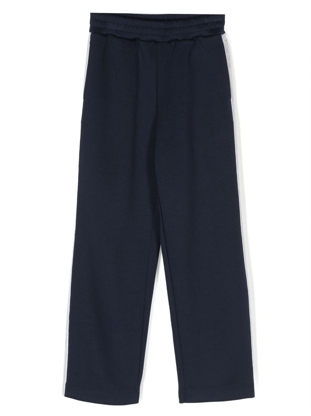 Michael Kors Kids Jogginghose mit Logo-Streifen - Blau von Michael Kors Kids