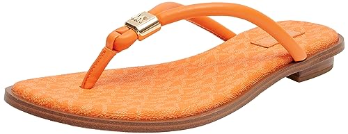 MICHAEL KORS Damen Annie Thong Sandal, Aprikose, 40.5 EU von MICHAEL KORS