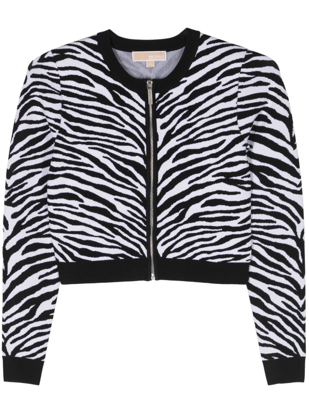 Michael Kors Cardigan mit Zebra-Print - Weiß von Michael Kors