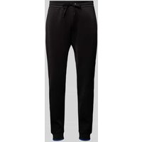 Michael Kors Regular Fit Sweatpants mit Kontraststreifen in Black, Größe S von Michael Kors