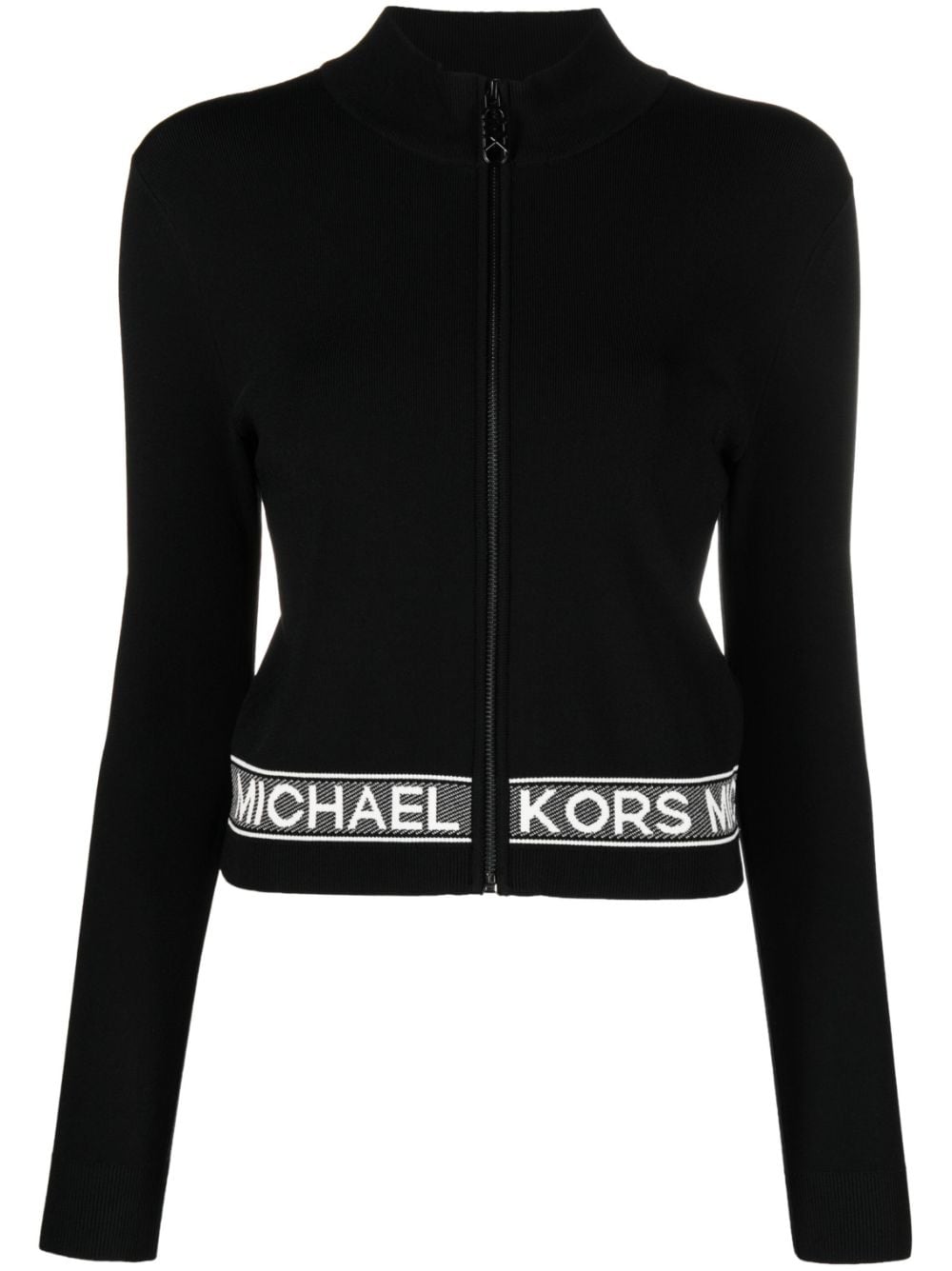 Michael Michael Kors Cardigan mit Logo-Streifen - Schwarz von Michael Michael Kors