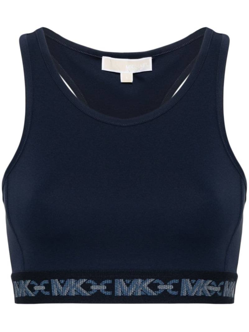 Michael Michael Kors Sport-BH mit Logo - Blau von Michael Michael Kors