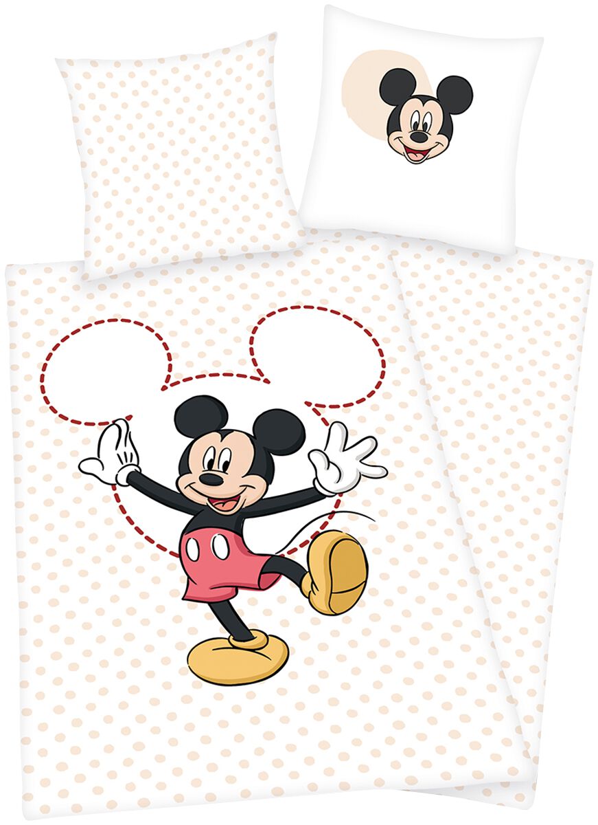 Micky Maus - Disney Bettwäsche - rosa/weiß  - EMP exklusives Merchandise! von Micky Maus