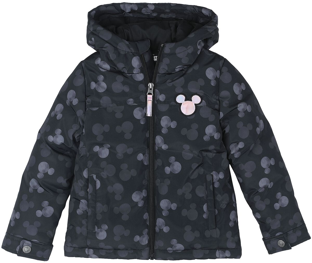 Micky Maus - Disney Jacke für Kinder - Allover - für Mädchen - schwarz  - EMP exklusives Merchandise! von Micky Maus