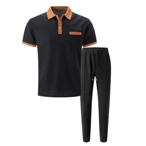 2 Teiler Herren Sommer Einfarbig Musselin Sportanzug Set Klassisch Tracksuit Streetwear Verkleidung Rennfahrer Kostüm Trainingsanzug Zweiteiliges Kurzarm Button-Up Hemd und Shorts Set Jogginganzug 2 Teiler Herren Sommer Einfarbig Musselin Sportanzug Set Klassisch Tracksuit Streetwear Verkleidung Rennfahrer Kostüm Trainingsanzug Zweiteiliges Kurzarm Button-Up Hemd und Shorts Set Jogginganzug von Midiskye