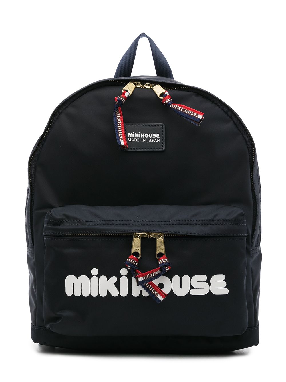 Miki House Rucksack mit Logo-Print - Blau von Miki House