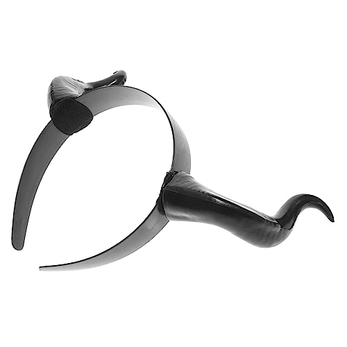 Mikinona 1Stk Stirnband aus Horn Teufel Party-Kopfschmuck-Requisite Haarnadel Haargummi Haarreif aus Ochsenhorn Karnevals-Haarrequisite Ohr Haarschmuck Hornkopf bedeckung Trompete von Mikinona