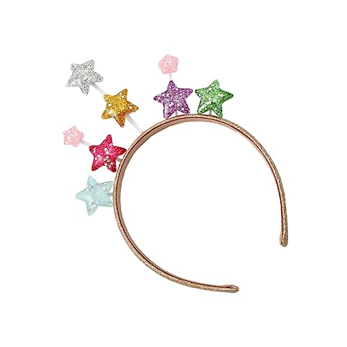 Mikinona 1stk Weihnachtsstirnband Stirnband Für Kinder Weihnachtskopfkissen Kopf Boppers Pailletten-stern-stirnband Haarband Mädchen Geschenk Koreanische Version Kunststoff von Mikinona