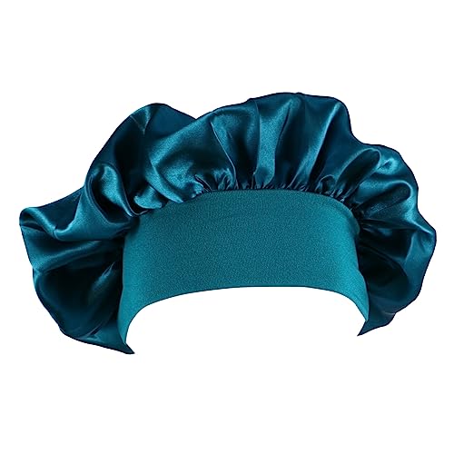 Mikinona 1stk Haarhut Motorhaube Schlafmütze Für Frauen Beanie Head Wrap Frauen Haarhaube Duschhut Elastische Satinhauben Frauenhaube Duschhaube Elastischer Stoff Hohe Elastizität Fräulein von Mikinona