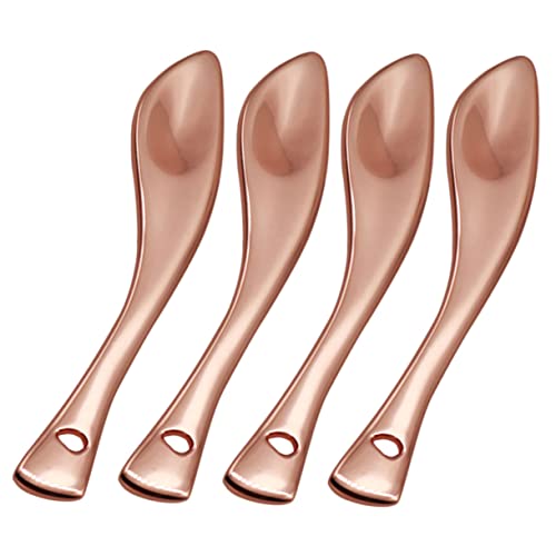 Mikinona 4 Stück Löffel Für Gesichtscreme Und Augencreme Mit Rosenmotiv Geruchsneutral Sicheres Metallmaterial Für Kosmetikanwendungen Für Damen Mikinona 4 Stück Löffel Für Gesichtscreme Und Augencreme Mit Rosenmotiv Geruchsneutral Sicheres Metallmaterial Für Kosmetikanwendungen Für Damen von Mikinona