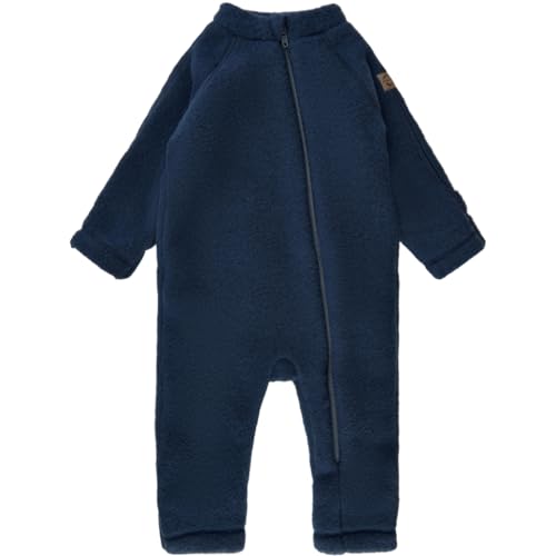 Mikk-line WALKOVERALL Blue Nights 68 | Oeko-TEX Standard 100 | Anzug aus Wolle Für Baby und Kleinkind | 100% Mulesing-Frei Merinowolle | Wollwalk-Overalls Kinder Für Mädchen und Jungen von Mikk-line