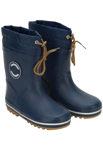 Mikk-line Gummistiefel Kinder 19 | Blue Nights Regenstiefel Kinder Gefüttert | Gefütterte Gummistiefel Kinder | Wasserdichte Gummistiefel | Regenschuhe & Kinderstiefel von Mikk-line