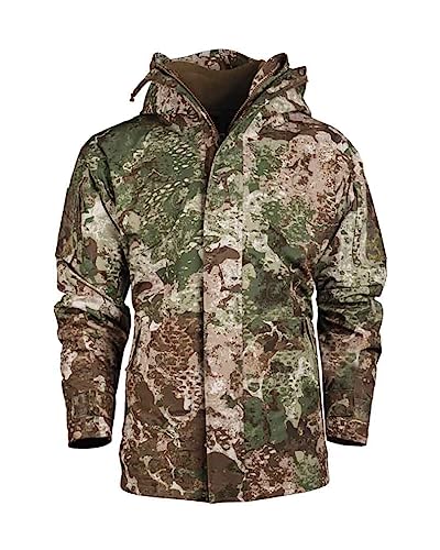 Mil-Tec Warme Regenjacke Unisex • Nässeschutz Jacke wasserdicht • Fleecejacke für Herren & Damen • Als Arbeitsjacke, Militär Jacke, Outdoor Fleece, Funktionsjacke • WASP I Z2, Größe: L Mil-Tec Warme Regenjacke Unisex • Nässeschutz Jacke wasserdicht • Fleecejacke für Herren & Damen • Als Arbeitsjacke, Militär Jacke, Outdoor Fleece, Funktionsjacke • WASP I Z2, Größe: L von Mil-Tec
