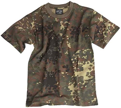 Mil-Tec Jungen 12012021-T-Shirt T-Shirt, Camouflage, XL/164 von Mil-Tec
