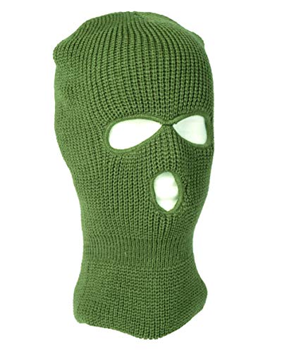 Mil-Tec Unisex Balaclava Sturmhaube, Oliv, One Size von Mil-Tec