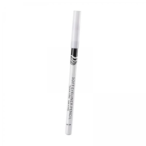 Milageto 2x Wasserdichter Weißer Eyeliner Stift, Glatt, Weich Gleitend, Hochpigmentiert, Lichtbeständig, Schweißfest, Augen Seidenraupe, Aufhellender Bleistift von Milageto