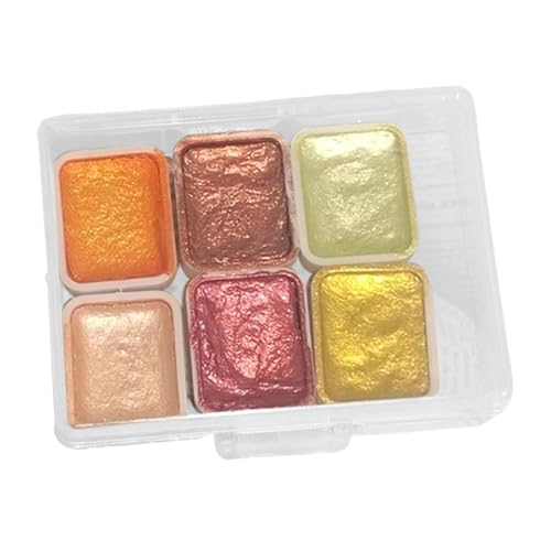 Milageto Aquarellfarbe, Aquarellpigment, leicht, für Nageldekoration, festes Pigment, Nagelpigment, fest, für Anfänger, Salon, Zuhause, Stil D Milageto Aquarellfarbe, Aquarellpigment, leicht, für Nageldekoration, festes Pigment, Nagelpigment, fest, für Anfänger, Salon, Zuhause, Stil D von Milageto