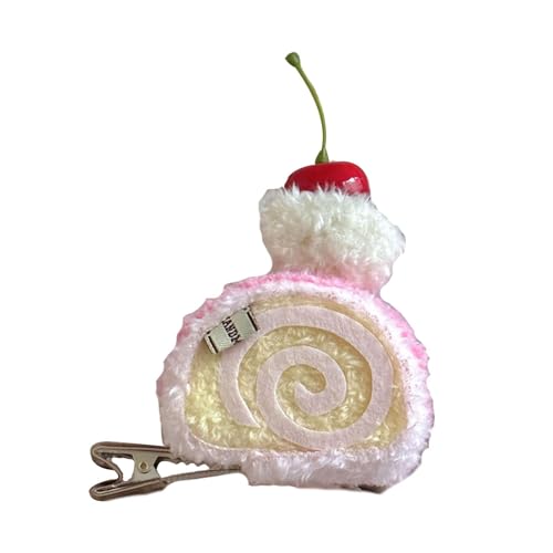 Milageto Süße Haarspange in Kuchenform, starker Halt, Zubehör, Plüsch, Dessert-Clip für Party, Style F Milageto Süße Haarspange in Kuchenform, starker Halt, Zubehör, Plüsch, Dessert-Clip für Party, Style F von Milageto
