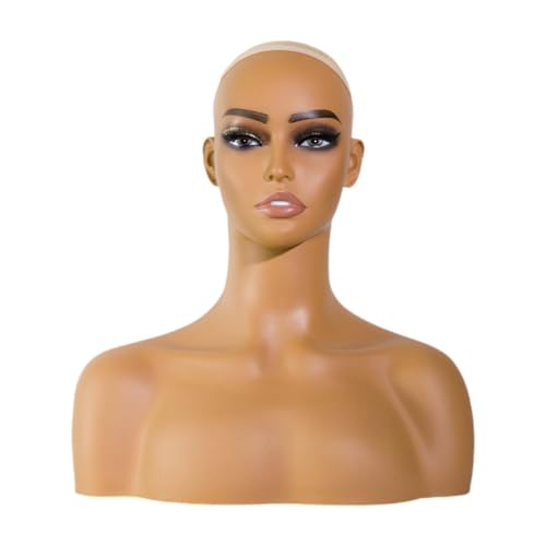 Milageto Weibliche Mannequin Kopf Büste Perücke Kopf Stehen Friseur Prop PVC Gliederpuppe Kopf Milageto Weibliche Mannequin Kopf Büste Perücke Kopf Stehen Friseur Prop PVC Gliederpuppe Kopf von Milageto