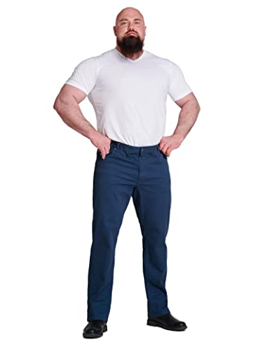 Mill&Tailor 5 Pocket Hose Herren in Blau I Stoffhose für Männer I Hose Herren mit Dehnbund I Hose für Business & Freizeit I Regular Fit I Moderne Hose Herren Mill&Tailor 5 Pocket Hose Herren in Blau I Stoffhose für Männer I Hose Herren mit Dehnbund I Hose für Business & Freizeit I Regular Fit I Moderne Hose Herren von Mill&Tailor