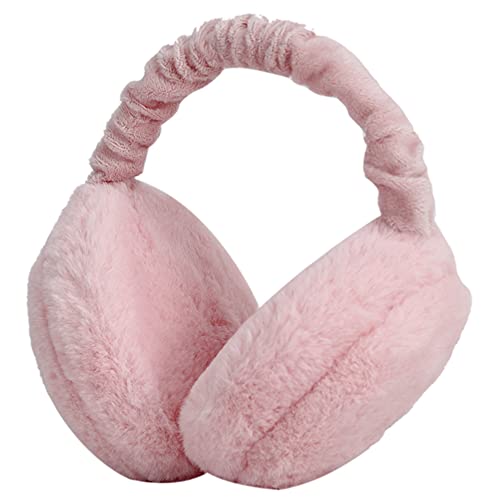 Milya Mode Winter klappbar Ohrenschützer Ohrenwärmer Skalierbar Earmuffs für Damen Kinder Mädchen (Pink) von MilyaDE