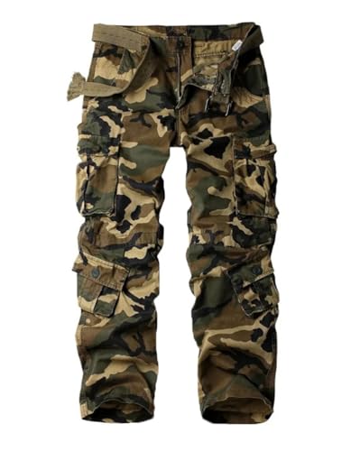 Minetom Damen Cargo Hose Multi Taschen Wanderhose Workwear Reißverschluss Armee Militär Outdoorhose Relaxed-Fit Trekkinghose Cargohose Jogginghose Sporthose A1 Camo Grün M Minetom Damen Cargo Hose Multi Taschen Wanderhose Workwear Reißverschluss Armee Militär Outdoorhose Relaxed-Fit Trekkinghose Cargohose Jogginghose Sporthose A1 Camo Grün M von Minetom