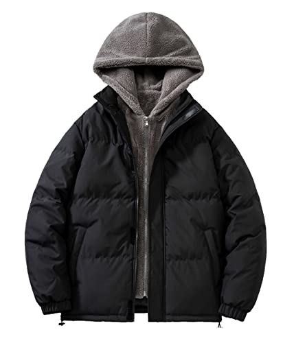 Minetom Fleece Sweatjacke Herren Fleecejacke Mit Kapuze Herbst Winter Oversized Fit Pufferjacke Winterjacke Kurze Steppjacke Quilted Jacket A Schwarz L Minetom Fleece Sweatjacke Herren Fleecejacke Mit Kapuze Herbst Winter Oversized Fit Pufferjacke Winterjacke Kurze Steppjacke Quilted Jacket A Schwarz L von Minetom