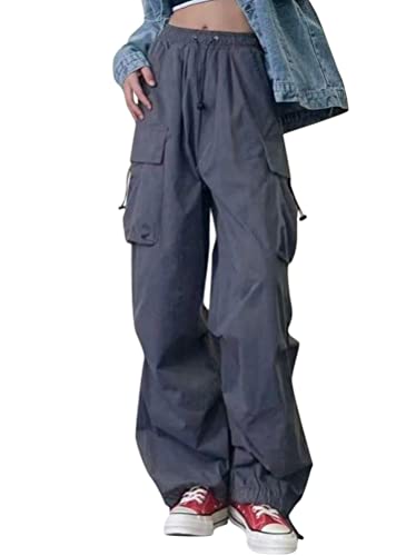 Minetom Freizeithosen Damen Cargo Hose Sweathose Jogginghose Sporthose Cargohose Multi Taschen Sport Hosen Wanderhose Outdoorhose Streetwear 1 Y Grau XXL Minetom Freizeithosen Damen Cargo Hose Sweathose Jogginghose Sporthose Cargohose Multi Taschen Sport Hosen Wanderhose Outdoorhose Streetwear 1 Y Grau XXL von Minetom