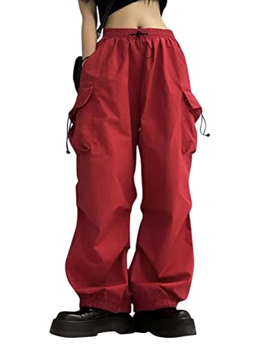Minetom Freizeithosen Damen Cargo Hose Sweathose Jogginghose Sporthose Cargohose Multi Taschen Sport Hosen Wanderhose Outdoorhose Streetwear 1 Y Rot M Minetom Freizeithosen Damen Cargo Hose Sweathose Jogginghose Sporthose Cargohose Multi Taschen Sport Hosen Wanderhose Outdoorhose Streetwear 1 Y Rot M von Minetom