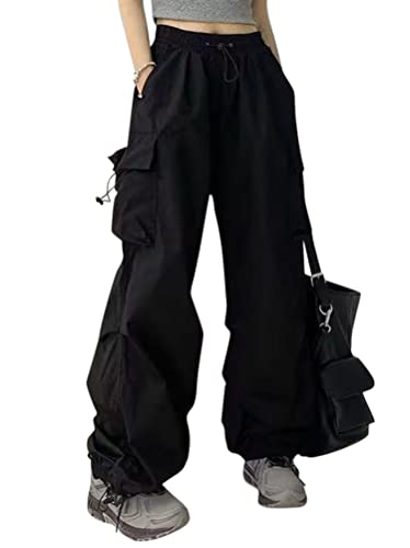 Minetom Freizeithosen Damen Cargo Hose Sweathose Jogginghose Sporthose Cargohose Multi Taschen Sport Hosen Wanderhose Outdoorhose Streetwear 1 Y Schwarz M Minetom Freizeithosen Damen Cargo Hose Sweathose Jogginghose Sporthose Cargohose Multi Taschen Sport Hosen Wanderhose Outdoorhose Streetwear 1 Y Schwarz M von Minetom
