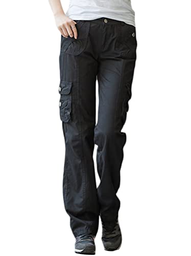 Minetom Freizeithosen Damen Cargo Hose Sweathose Jogginghose Sporthose Cargohose Multi Taschen Sport Hosen Wanderhose Outdoorhose Streetwear A Schwarz L Minetom Freizeithosen Damen Cargo Hose Sweathose Jogginghose Sporthose Cargohose Multi Taschen Sport Hosen Wanderhose Outdoorhose Streetwear A Schwarz L von Minetom