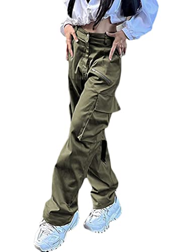 Minetom Freizeithosen Damen Cargo Hose Sweathose Jogginghose Sporthose Cargohose Multi Taschen Sport Hosen Wanderhose Outdoorhose Streetwear C Grün M Minetom Freizeithosen Damen Cargo Hose Sweathose Jogginghose Sporthose Cargohose Multi Taschen Sport Hosen Wanderhose Outdoorhose Streetwear C Grün M von Minetom