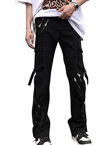 Minetom Freizeithosen Damen Cargo Hose Sweathose Jogginghose Sporthose Cargohose Multi Taschen Sport Hosen Wanderhose Outdoorhose Streetwear G Schwarz XL Minetom Freizeithosen Damen Cargo Hose Sweathose Jogginghose Sporthose Cargohose Multi Taschen Sport Hosen Wanderhose Outdoorhose Streetwear G Schwarz XL von Minetom