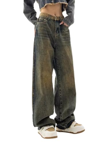 Minetom Freizeithosen Damen Jeanshosen Cargo Hose Jogginghose Cargohose Multi Taschen Denim Hose Straight Baggy Jeans Hosen Streetwear J Blau S Minetom Freizeithosen Damen Jeanshosen Cargo Hose Jogginghose Cargohose Multi Taschen Denim Hose Straight Baggy Jeans Hosen Streetwear J Blau S von Minetom